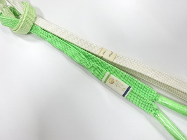 JAPANESE KIMONO / UNUSED HAND-TIED OBIJIME